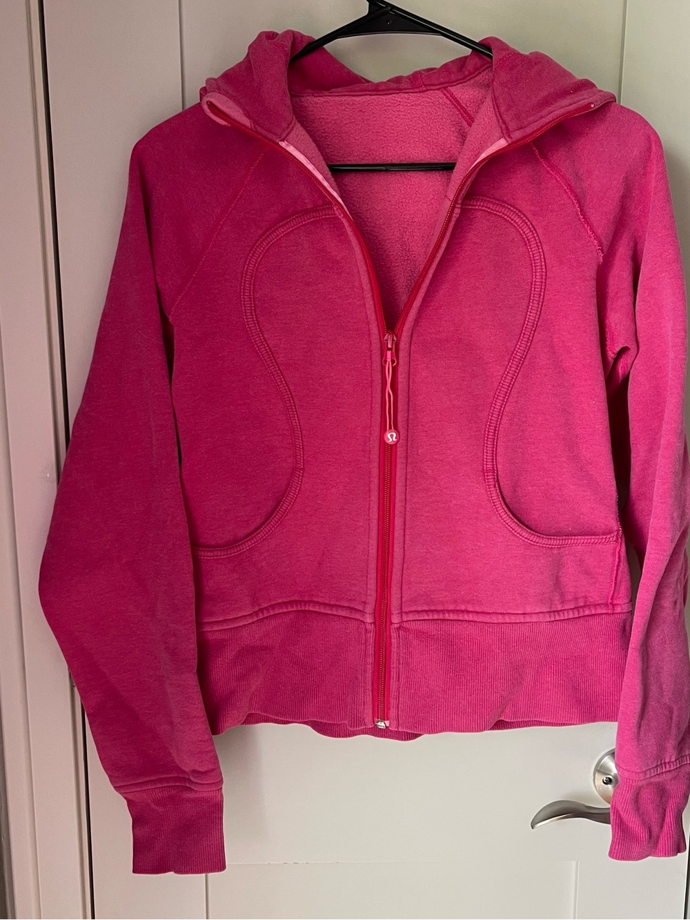 Lululemon Scuba Full Zip Hoodie Womens Pink
